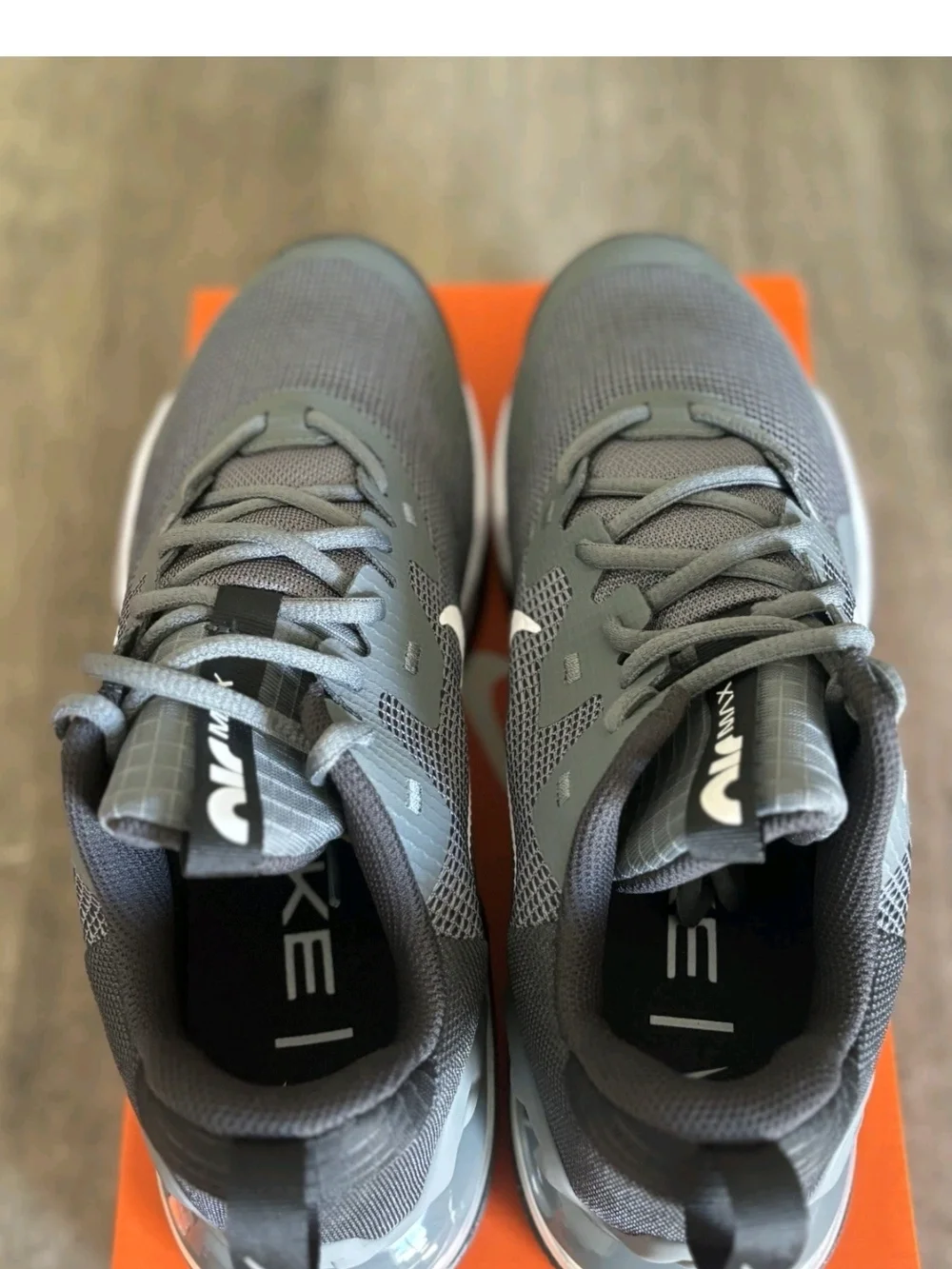 Nike Air Max Alpha Trainer 5 Cushioned  Sneakers Iron Grey Black Gum Mens 9.5 - Picture 3 of 7